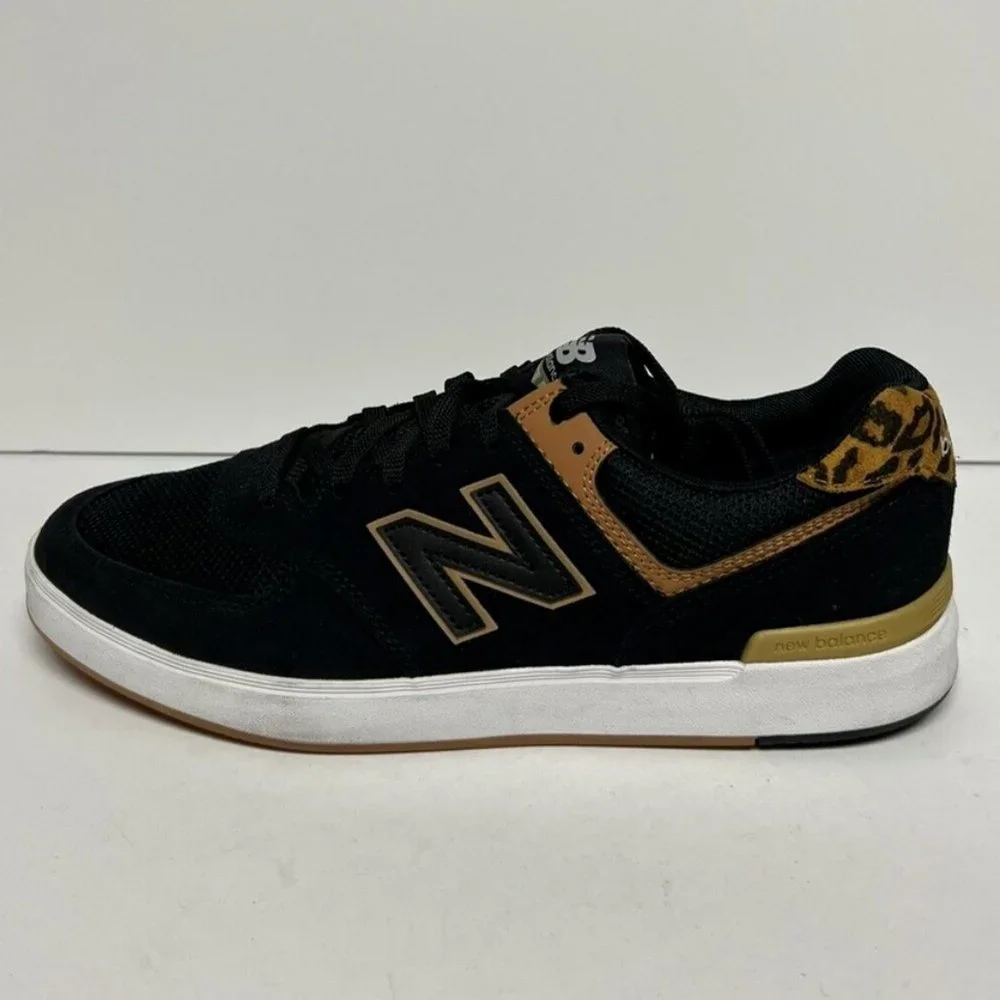 New Balance Men's All Coasts 574 Sneaker Black, Size 10.5 D